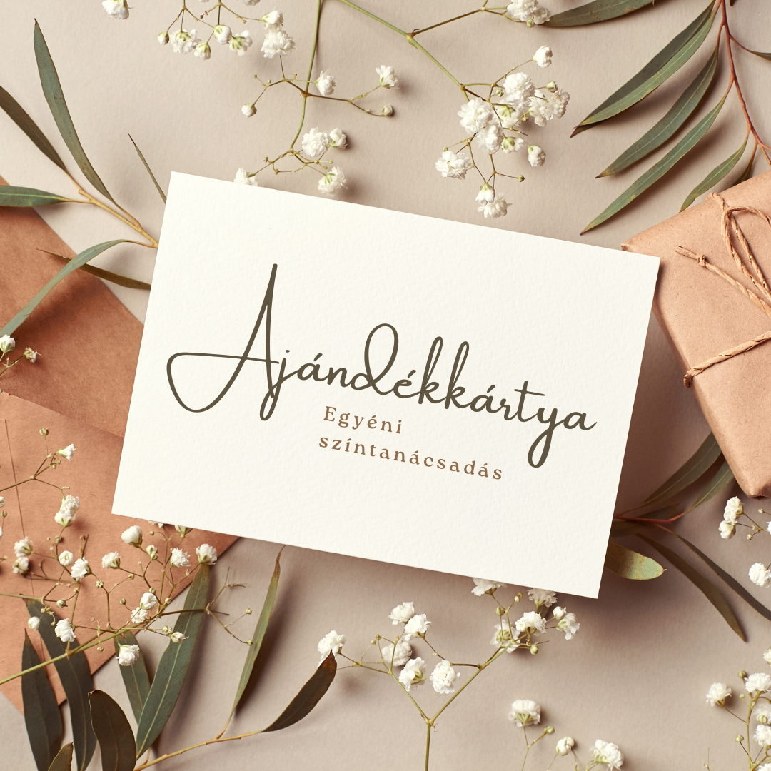 AJÁNDÉKKÁRTYA - Egyéni színtanácsadás